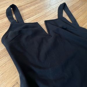 Deep v body suit